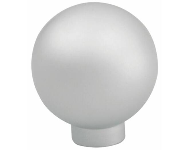 Knop diameter 30mm aluminium mat, hoogte 32mm