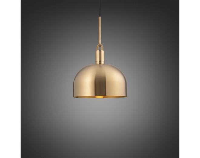 Forked Pendant/Brass/Large Brass Shade