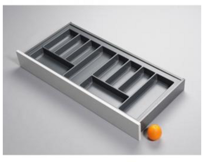 Bestekindeling LEGRA, Antraciet, C100, D 45 wd18
