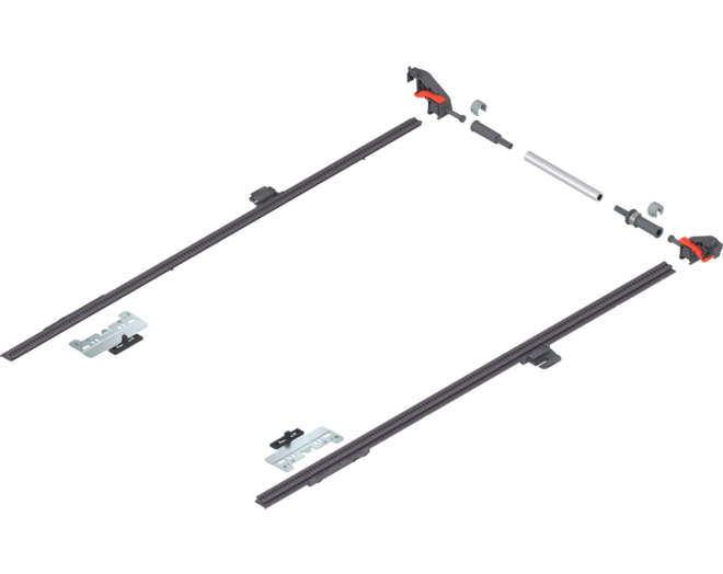 Merivobox stabiliseringsset, NL tot 600mmKleur: R7037