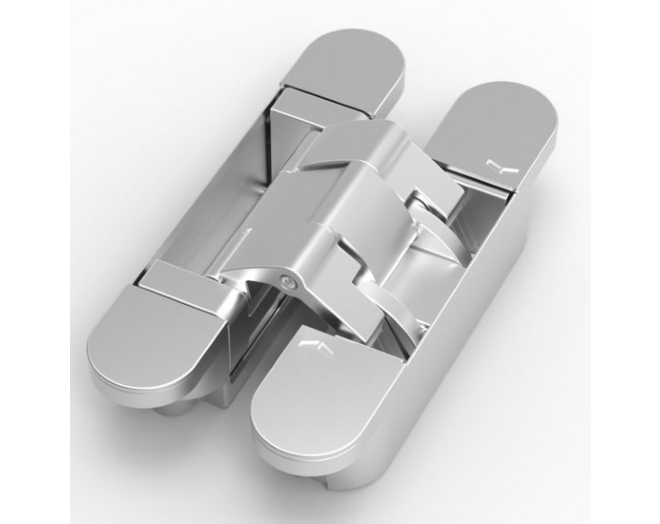 Scharnier invisible NEO-M6 mat chroom, VE=9
