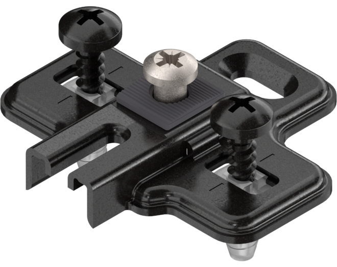 Kruismontageplaat voor koelkast scharnier EXPANDO, 0.0mm
