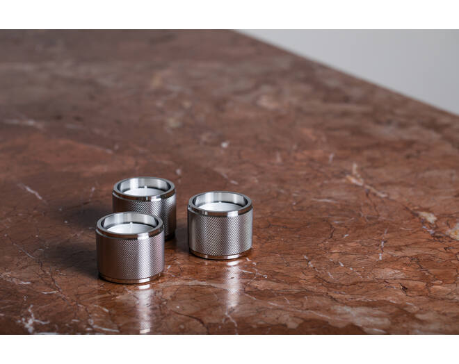 Tealight Candle Holder/Triple/Steel