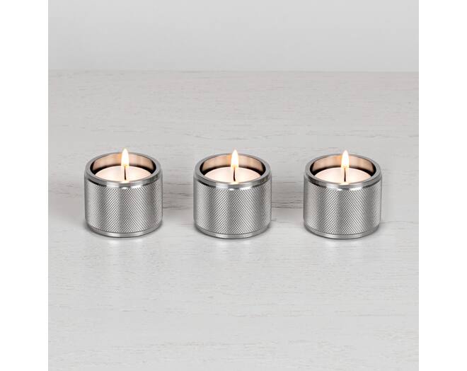Tealight Candle Holder/Triple/Steel