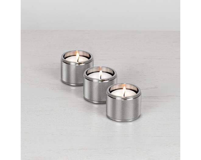 Tealight Candle Holder/Triple/Steel
