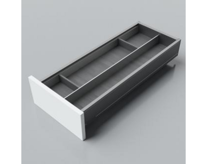 Bestekindeling houtdecor voor LEGRABOX C300-350, D 65cm, set
