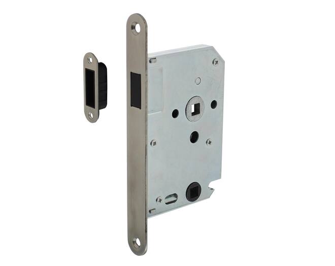 Woningbouw magneet badkamer/toilet slot 63/8mm RVS