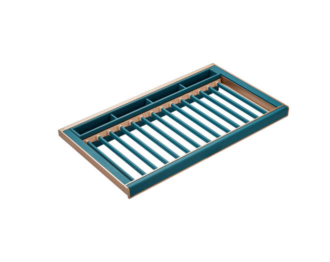 706021 B Series - Trousers Rack - 600mm Moran Green