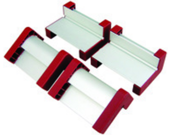 Geprofileerde alu-spanhoeken - 60 cm - 4 stuks
