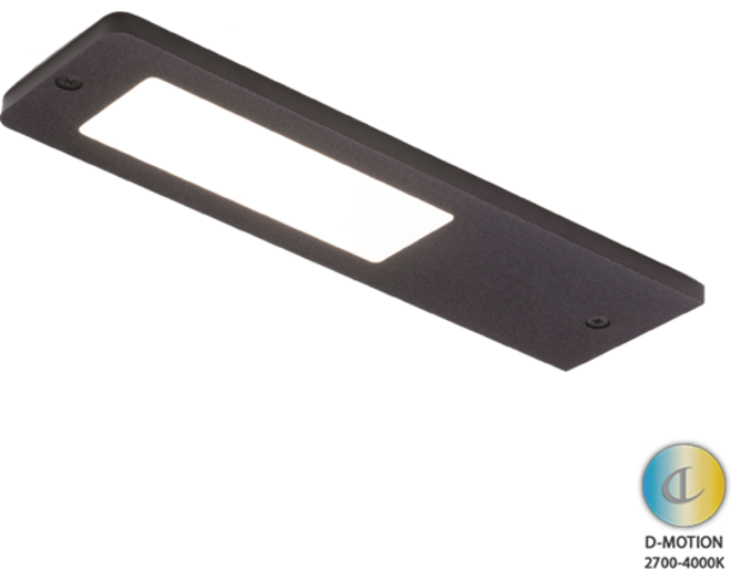 Losse spot Vega D-Motion mat zwart 5W-24Vdc 2700K-4000K