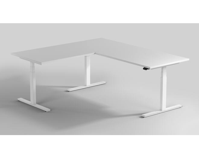 De Milano Hoek. Kleur: Wit RAL9016.