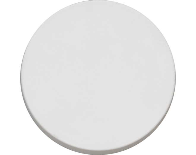 Rond 2.0 Two-pole switch -t.less - white alu