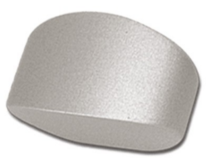 Knop METAL 883 mat aluminium 30x19mm