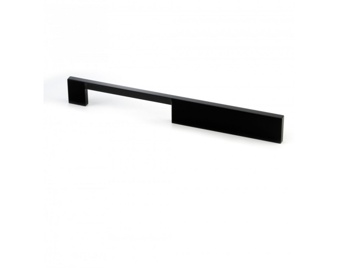 Greep I-SPAZIO mat zwart 260x8x32mm, hartmaat 192mm