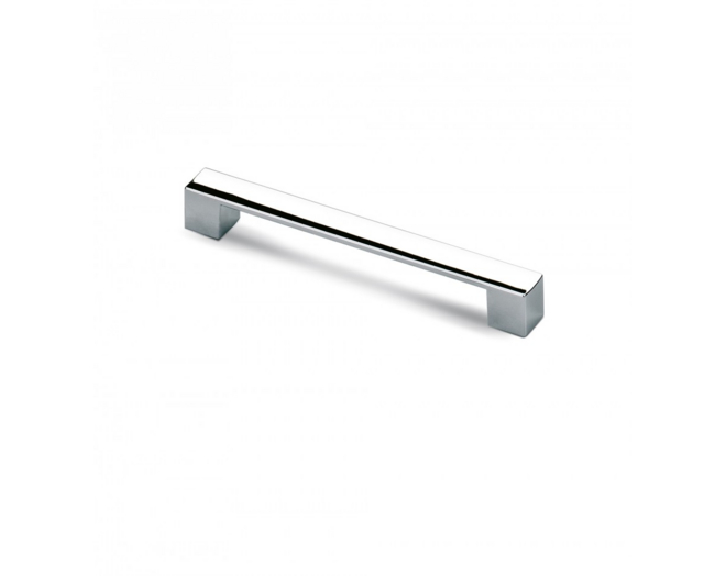 Greep BLOCK glans chroom 197x21mm, hartmaat 160mm