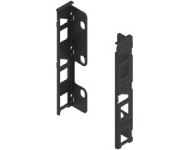 Achterwandhouderset legrabox, K-hoogte, terrazwart