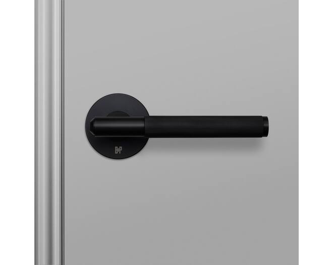 Door Handle Set/Linear/Welders Black