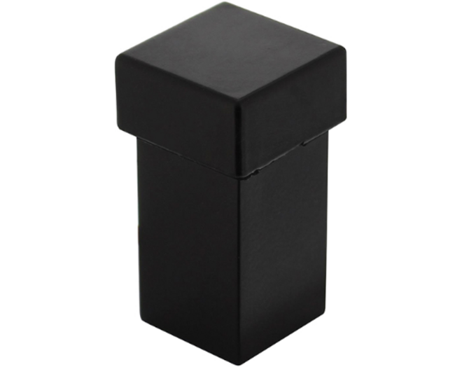 Deurstop Vierkant universeel 56x30x30mm zwart