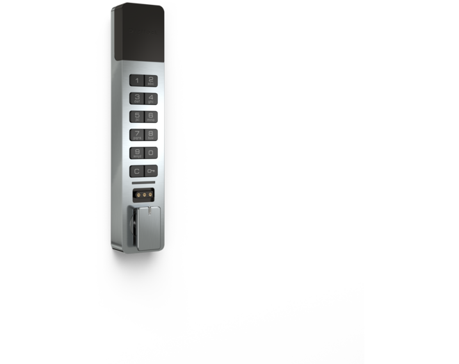 Versa keypad (Mobile Acces) geborsteld nikkel wisselende