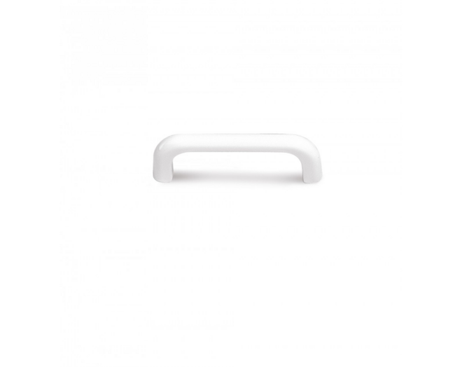 Greep METAL 755 glans wit 41x9mm wit, hartmaat 32mm