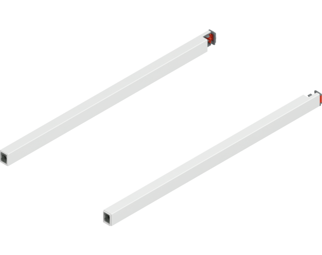 Reling L+R voor Merivobox, 400mm zijdewit