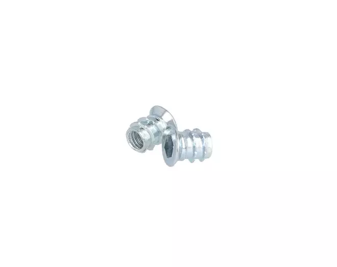 Rampabus staal met rand M6, lengte 12mm, kop 12mm