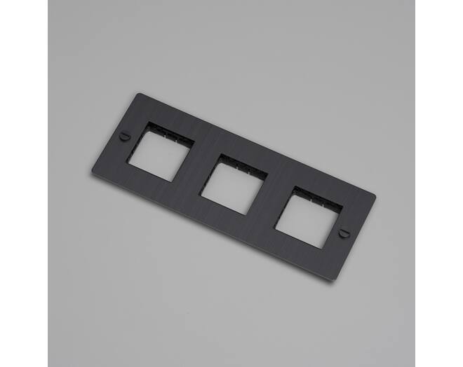 3G Wall Plate/Modules Only/Smoked Bronze