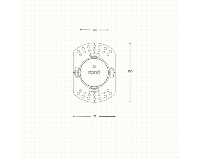 Rond 2.0 Retrofit plaster ring