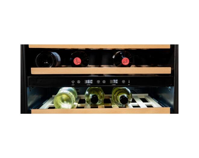 Vinata Wijnklimaatkast Premium, RVS glazen deur, 154 Flessen