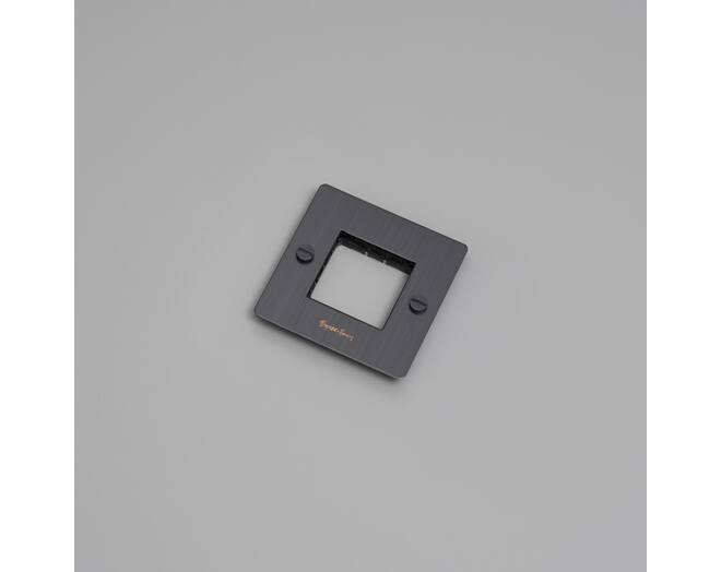 1G Wall Plate/w/out Infills/Smoked Bronze