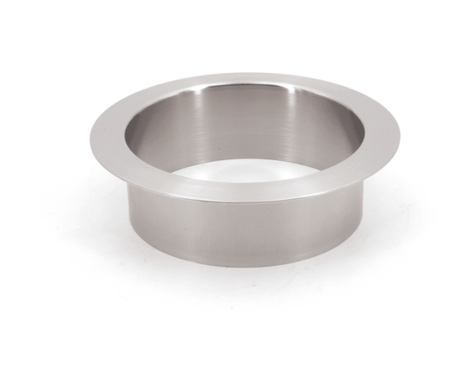Afvaldoorlaat rond RVS mat, boormaat 106mm, geen deksel