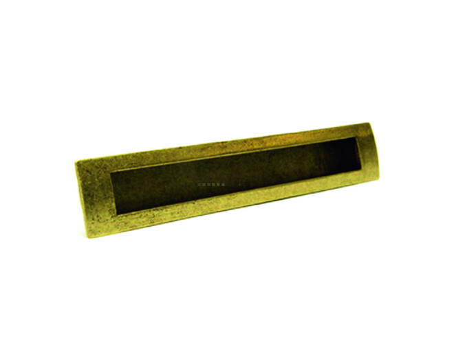 Komgreep antiek brons h.o.h. 160mm
