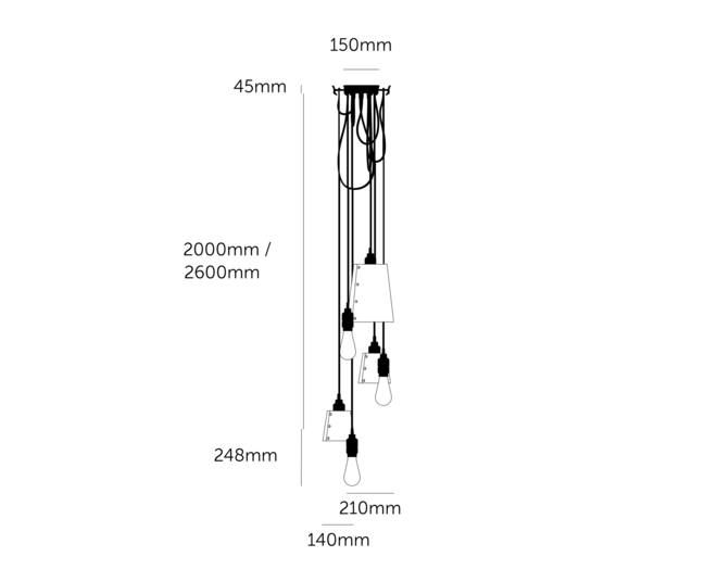 Hooked 6.0 Mix Stone/Steel - 2.6M