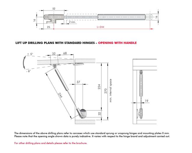 Bovenklepschaar KRABY 244mm 45N