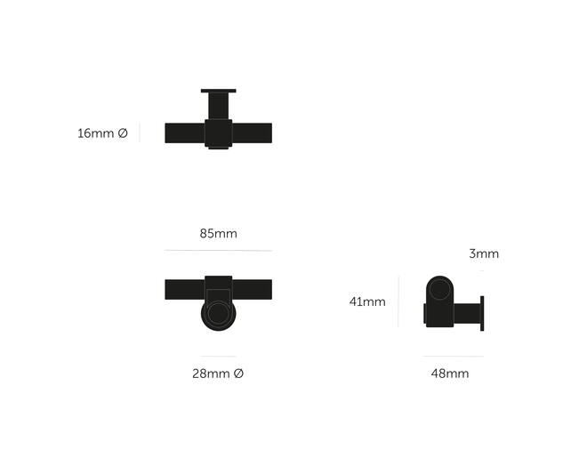 T-Bar/Cast/Welders Black