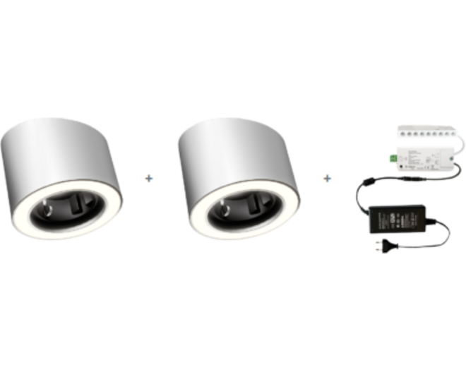 2 x Unika Edel. Look WCD 24V + MC Easy + Driver 36W