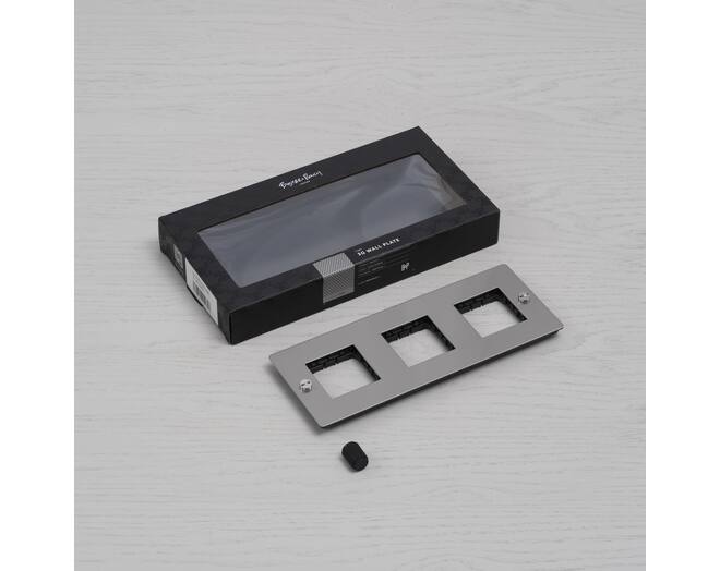 3G Wall Plate/Modules Only/Brass