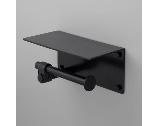 Toilet Roll Holder/w/ Shelf/190Mm/7.5 Inches/Cast