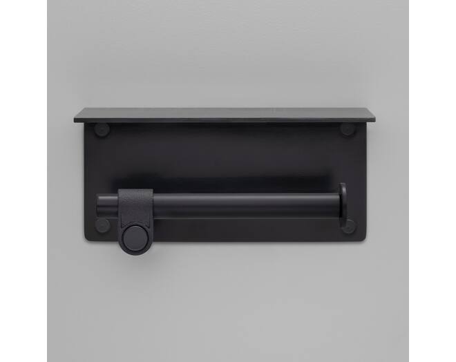 Toilet Roll Holder/w/ Shelf/190Mm/7.5 Inches/Cast