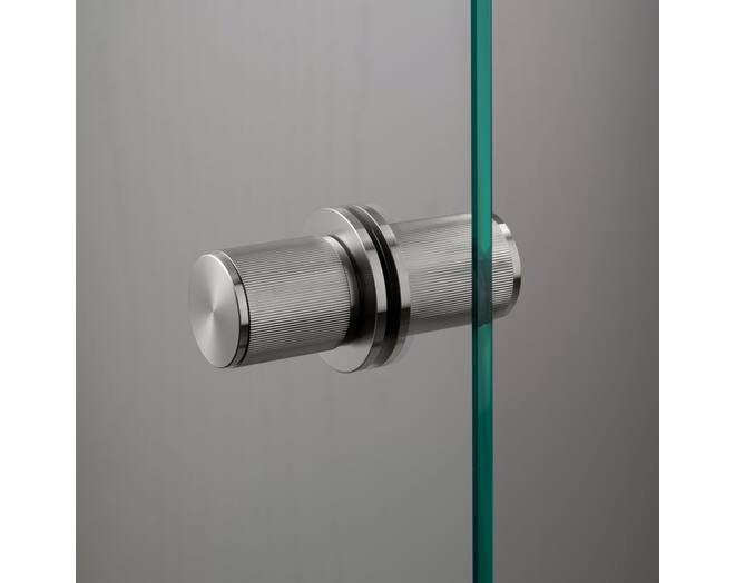 Fixed Door Knob/Double-Sided/Linear/Steel