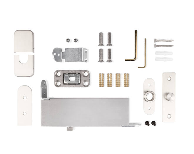 Taatsdeurscharnier, inox, RVS Geborsteld, 100KG