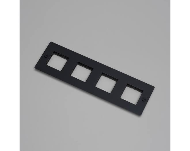 4G Wall Plate/Modules Only/Black