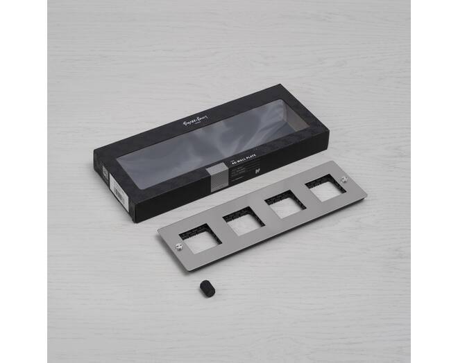 4G Wall Plate/Modules Only/Black