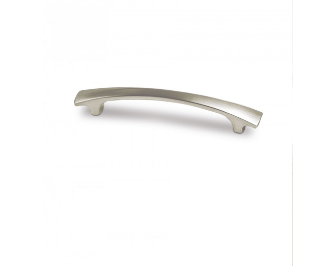 Greep METAL 713 geborsteld nikkel 165x20mm, hoh 128mm