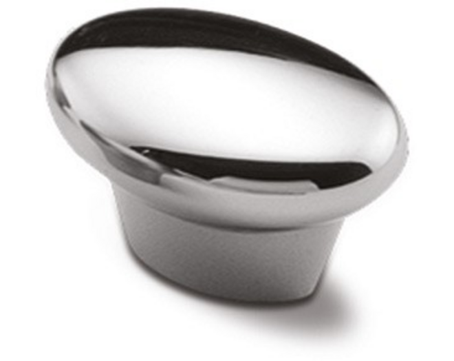 Knop METAL 885 glans chroom 50x35mm