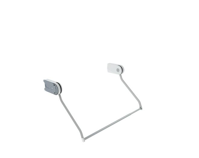 Kledinglift elektrisch grijs-daalt 112cm-kast 60-90cm br.