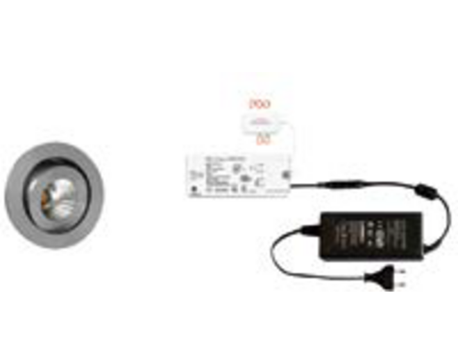 2x Ancona  Alum. + 2 x verlengsnoer + MC-Easy + Driver 24W