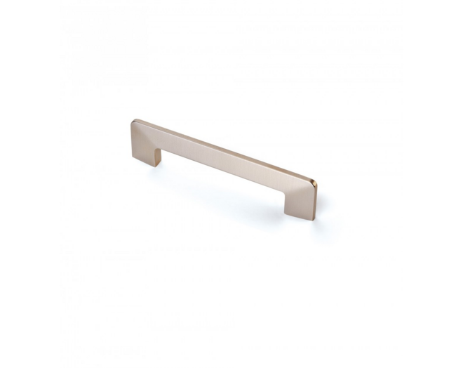 Greep EDGE geborsteld nikkel 124x8x30mm, hartmaat 96mm