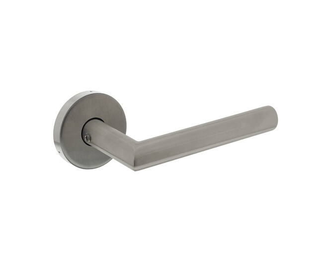 Deurkruk Jura op ronde massieve rozet ø53x10mm