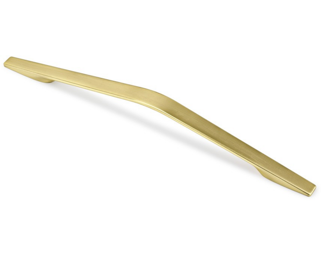 Greep FUJI geborsteld goud 230x20x32, hartmaat 160mm